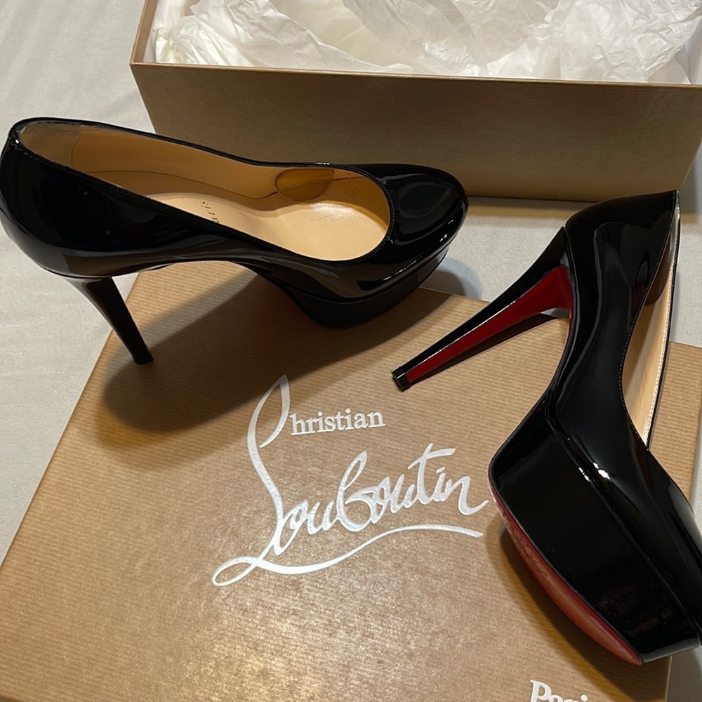 Black Christian Louboutin high heels